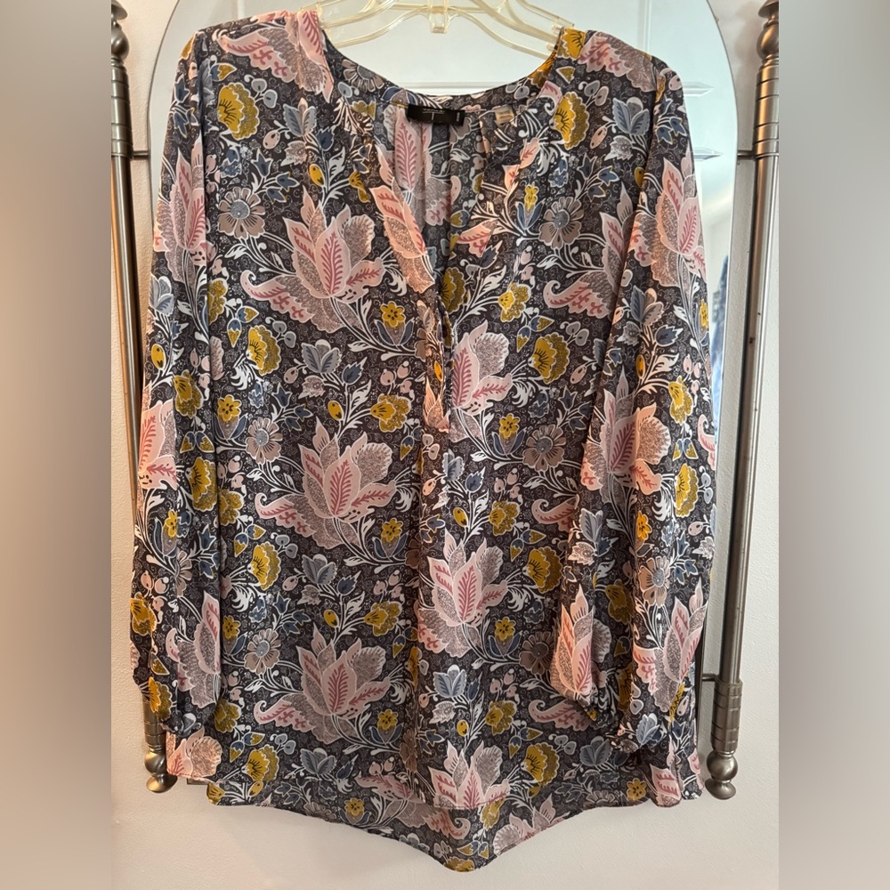 Tahari Multicolor Floral Top